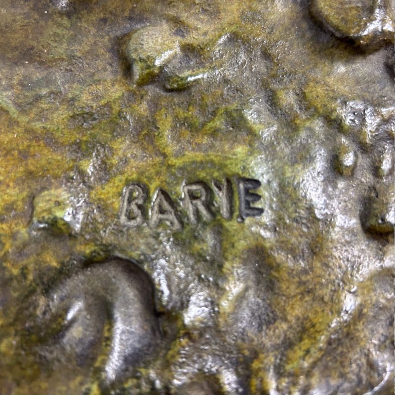 Antique French Bronze Sculpture Arab Horseman After Barye & Guillemin, 75 cm - Image 18